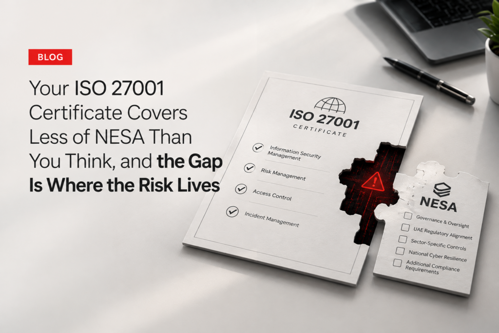 Your ISO 27001 Certificate Covers Less of NESA Than You Think, and the Gap Is Where the Risk Lives